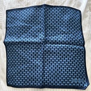 Ermengildo Zegna Reversible Silk Pocket Square